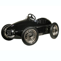 Black Racer Pedal Car