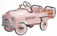 Blue Mustang Pedal Car