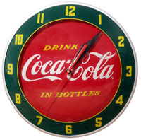 Coca-Cola Double Bubble Clock