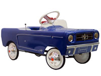 Blue Mustang Pedal Car