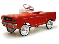 Red Mustang Pedal Car