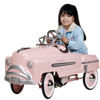 Pink Sedan Pedal Car