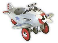 Silver Pursuit Pedal Plane